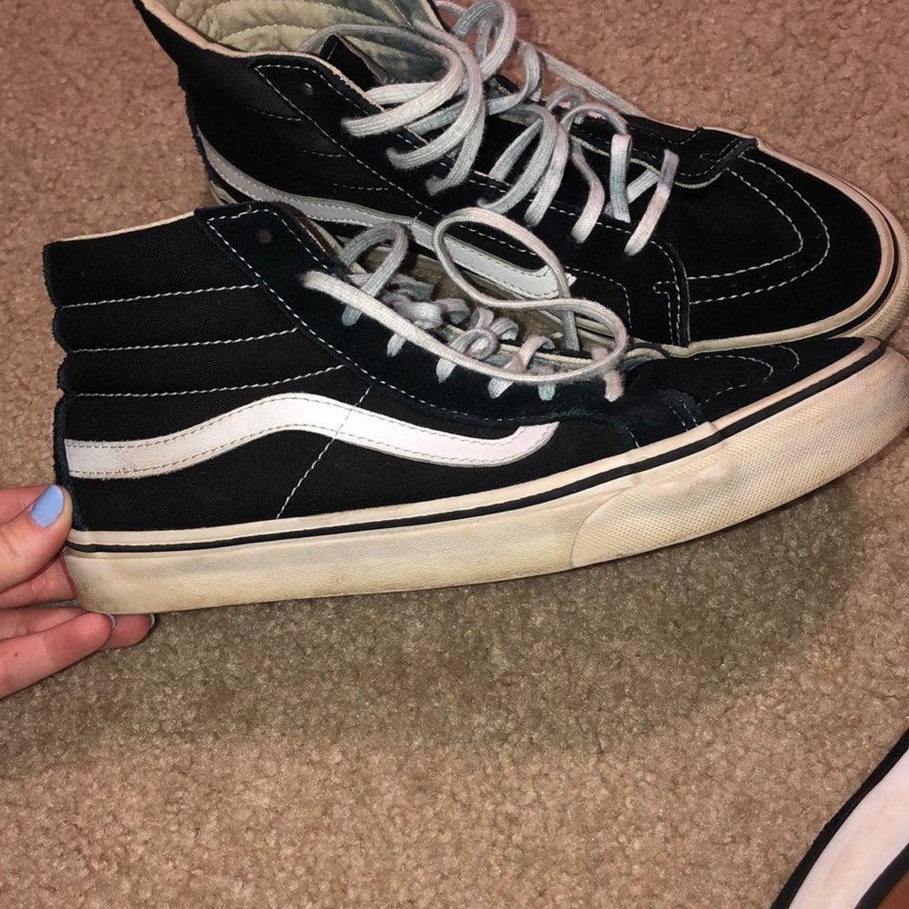 black high top vans